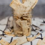 Sourdough Crackers in a mason jar
